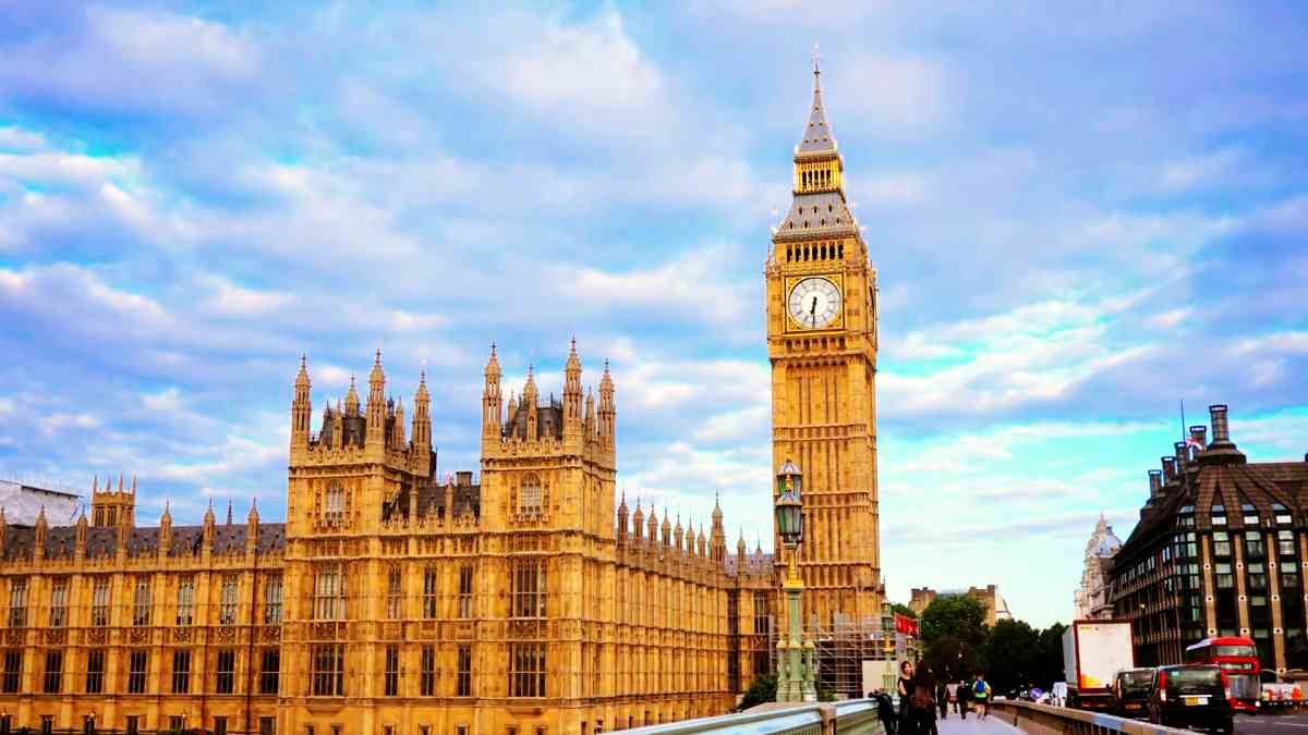 Big Ben und Palace of Westminster 