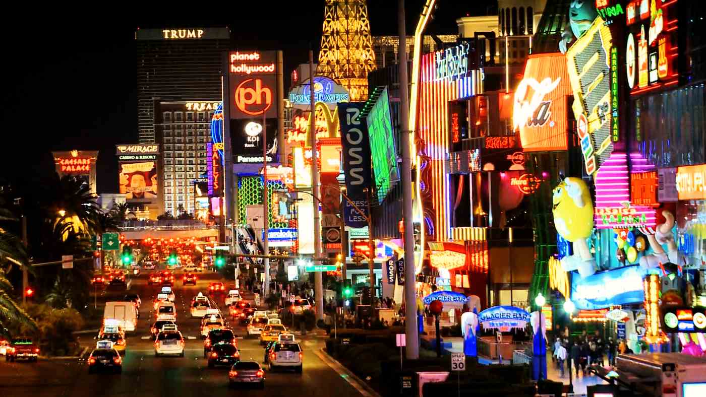 Las Vegas Strip in der Nacht