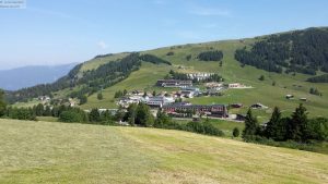 Seiser Alm mit Blick auf Compatsch