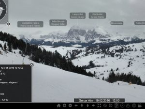 Webcam auf der Seiser Alm